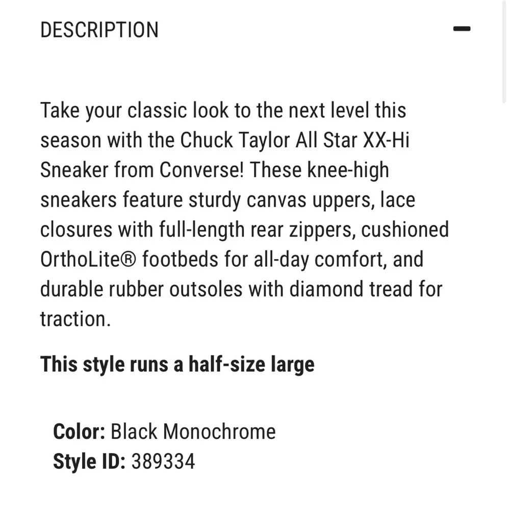 Converse Black Monochrome Knee-High Sneakers_10